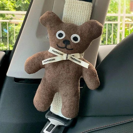Cute Cookie Bear Seat Belt Cover (Bundle Offer)