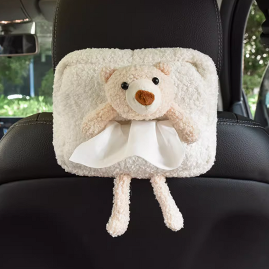 Plush Cute Bear Tissue Box Holder